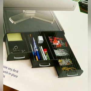 Monitor stand & desk organizer; NWB